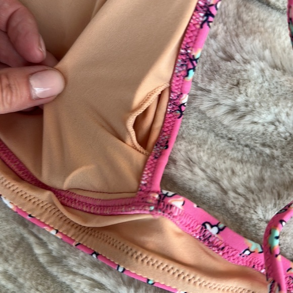 NWT J Crew Pink playful floral bikini - Picture 5 of 6